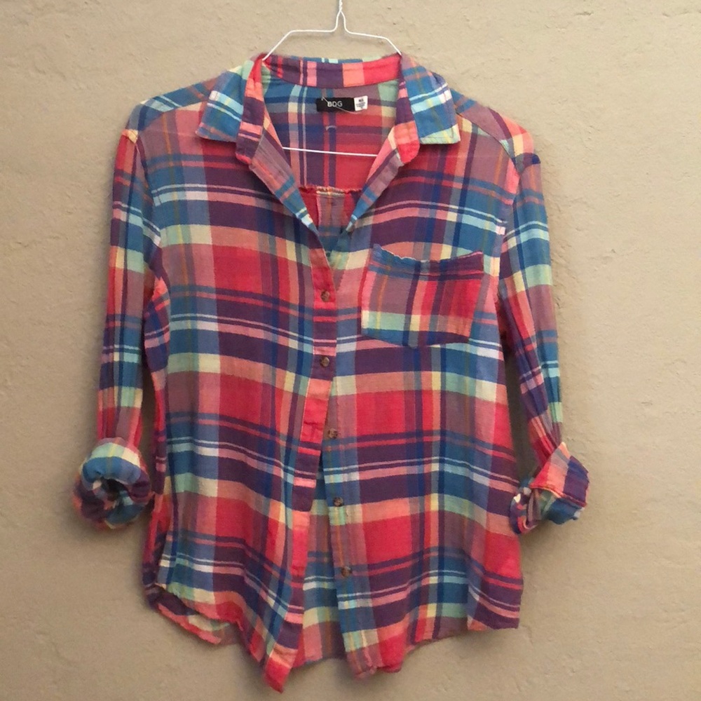 BDG urban outfitters label summer time plaid